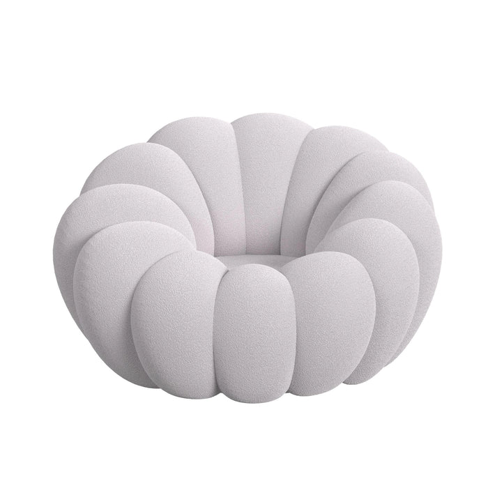 Bubble Swivel Chair and Ottoman
