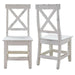 Elements International Britton Wooden Side Chair (Set of 2) in White image