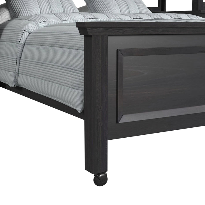 Hampton Kids Over Loft with Staircase and Desk with Speaker Bedroom Set