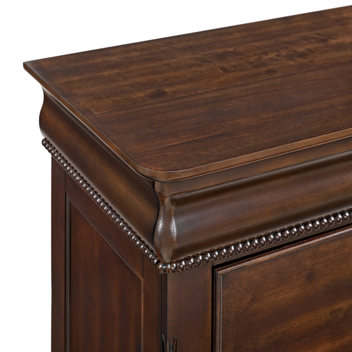 Northridge 3-Drawer Nightstand in Cherry