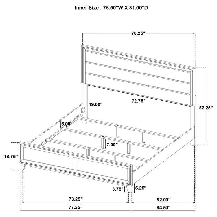 Welsley 4 Pc Bedroom Set - Sweet Furniture (Columbus, Ohio)