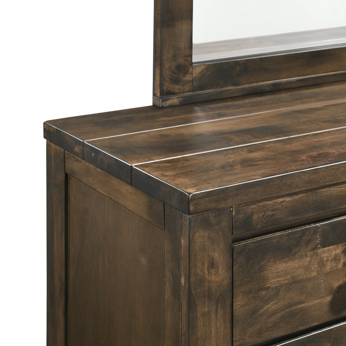 Blue Ridge Mirror-Rustic Gray