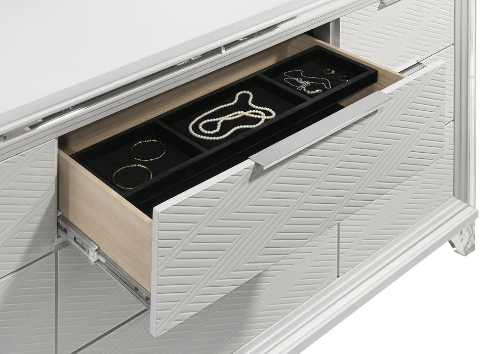 Marmore 4 Pc Bedroom Set - Sweet Furniture (Columbus, Ohio)