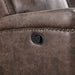 Quade Sofa W/Dual Recliner-Mocha