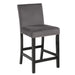 Celeste 5Pc 42" Marble Finish Counter Table & 4 Chairs-Gray