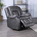 Morello Glider Recliner W/Pwr Fr- Gray