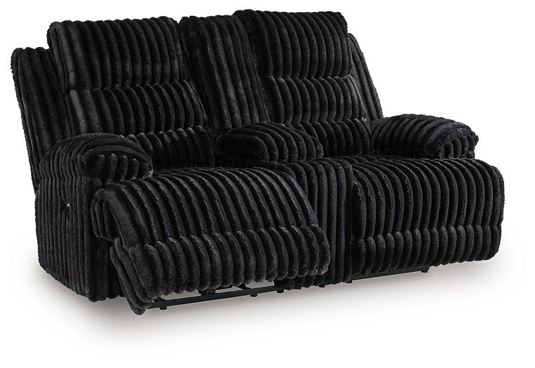 Rhine Falls Reclining Loveseat with Console - Sweet Furniture (Columbus, Ohio)