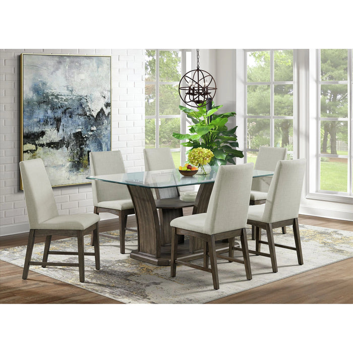 Dapper Dining Side Chair (Grey Finish) (Two Per Carton)