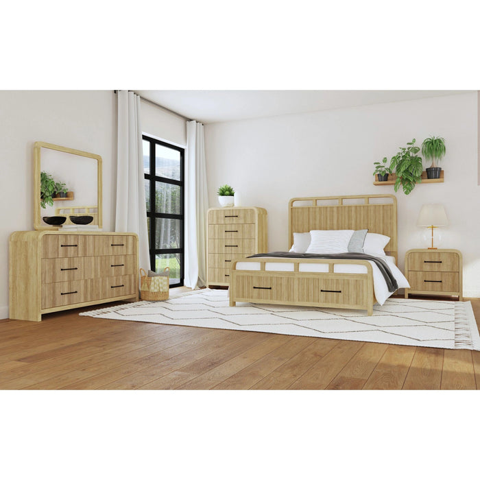 Ridgemont Dresser and Mirror Set in Natural