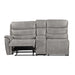Kamari Laf Console Loveseat W/Dual Recliner-Gray