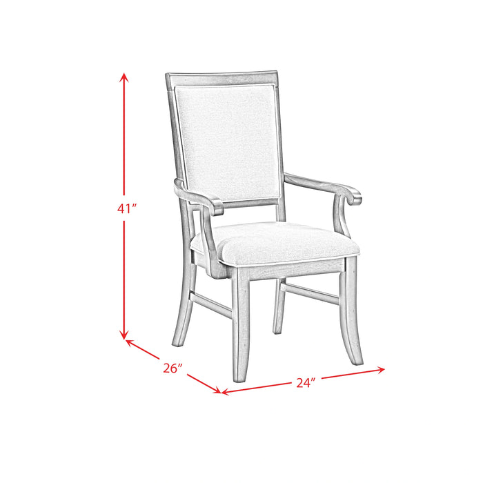 Phillipe Standard Height Dining Set in Cherry-Table and Four Chairs