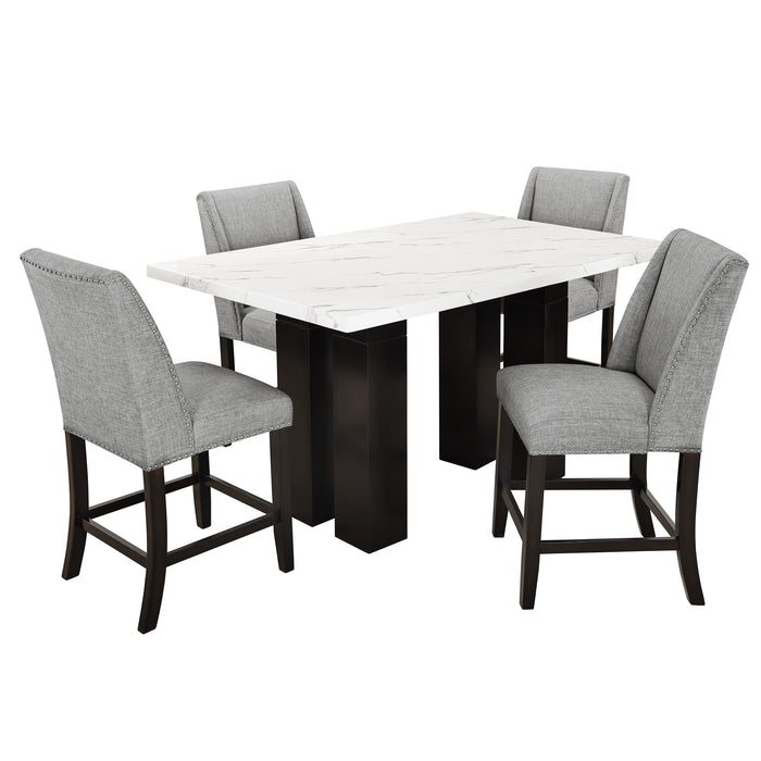 Faust Counter Chair (2 Per Carton)-Gray