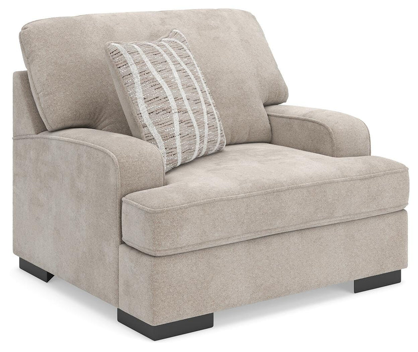 High Profile Chair & Ottoman Living Room Set - Sweet Furniture (Columbus, Ohio)