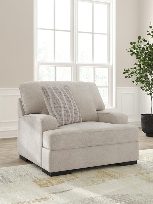 High Profile Chair & Ottoman Living Room Set - Sweet Furniture (Columbus, Ohio)