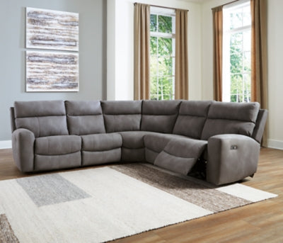 Next-Gen DuraPella Power Reclining Sectional - Sweet Furniture (Columbus, Ohio)