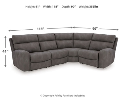 Next-Gen DuraPella Power Reclining Sectional - Sweet Furniture (Columbus, Ohio)
