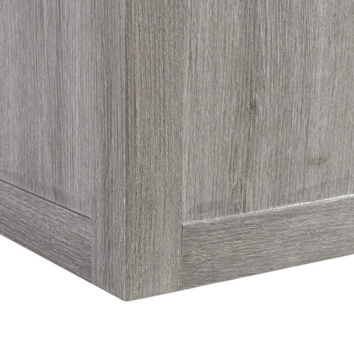Uster Coffee Table W/Four storage Stools Grey