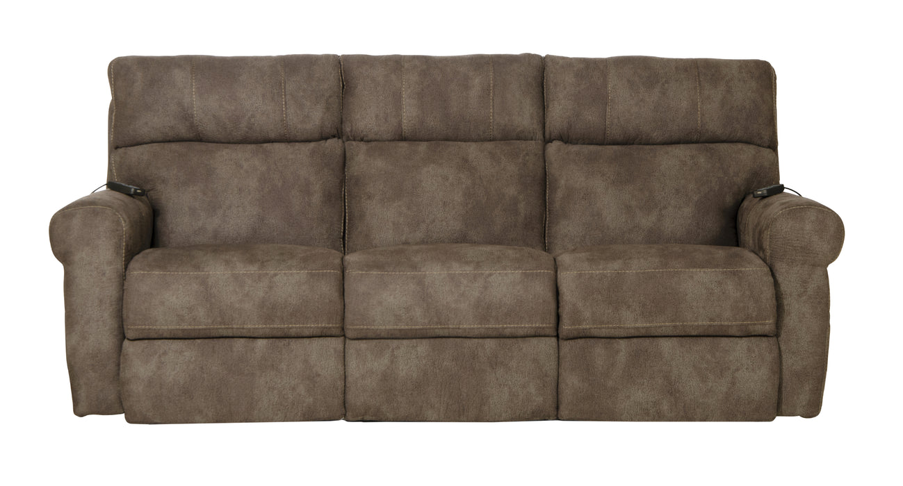 Tranquility Power Headrest Power LayFlat Recl Sofa w/DDT/CR3 Heat/Massage/Lumbar - Sweet Furniture (Columbus, Ohio)