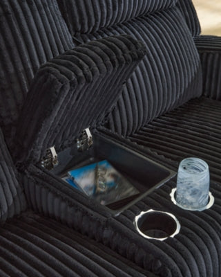 Forest Lake Power Reclining Loveseat with Console - Sweet Furniture (Columbus, Ohio)