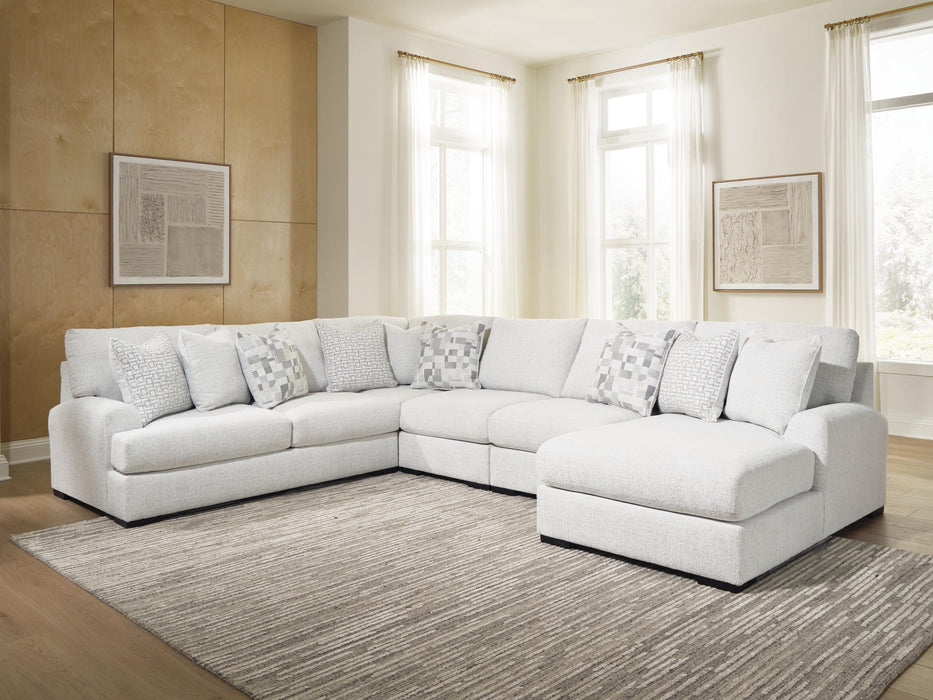 Misty-Lakes Sectional with Chaise - Sweet Furniture (Columbus, Ohio)