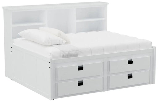 Elements International Cali Kids Full Wall Bed in White image