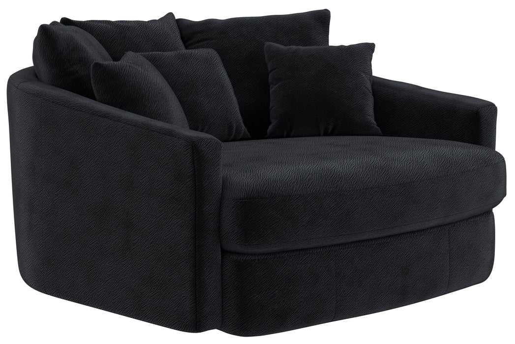 Matty Round Accent Cuddle Chaise