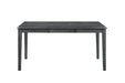 Gia 5 Pc 60" Dining Table & 4 Chairs-Gray