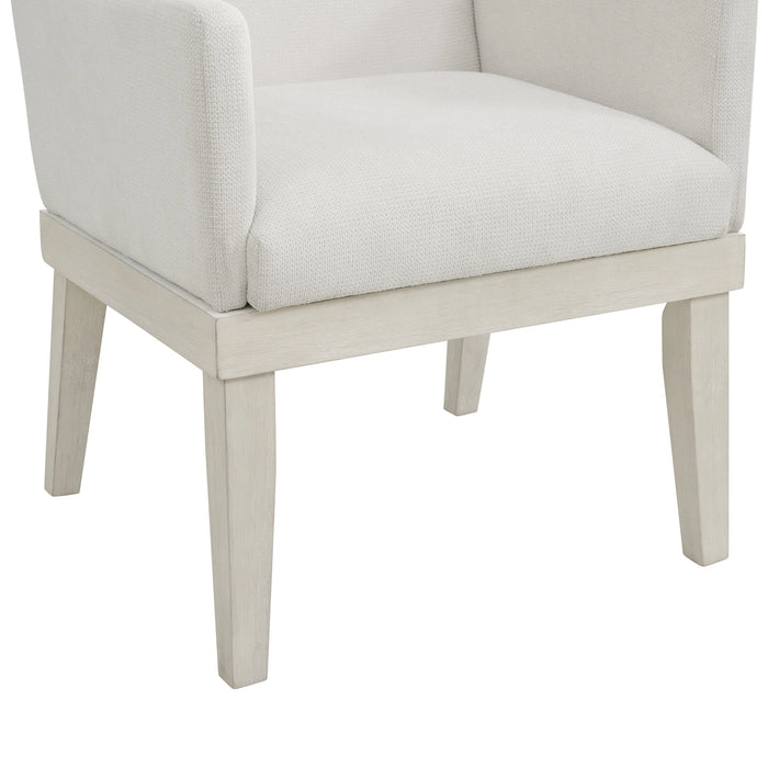 Avalanche Standard Height Dining Set in Antique White-Table and Four Chairs