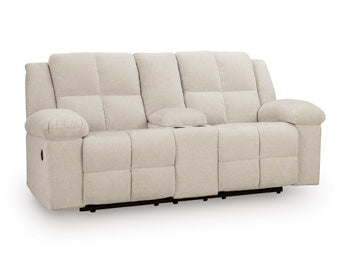 Orlen Reclining Loveseat with Console - Sweet Furniture (Columbus, Ohio)