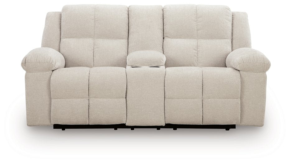 Orlen Reclining Loveseat with Console - Sweet Furniture (Columbus, Ohio)