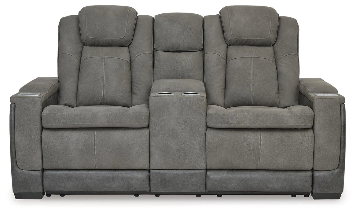 Next-Gen DuraPella Power Reclining Loveseat with Console