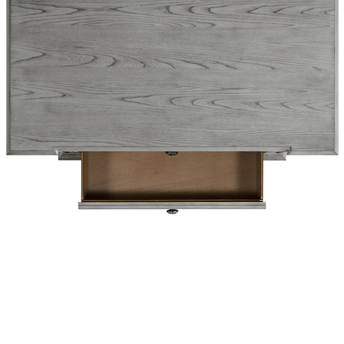 Glenmore 5-Drawer Chest in Aged Grey
