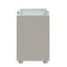 Reflections Nightstand W/Mirrored Top-Silver
