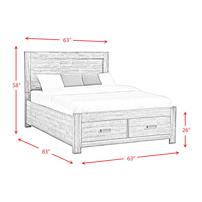 Warner Platform Storage Bed