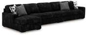 Midnight-Madness Sectional with Chaise - Sweet Furniture (Columbus, Ohio)