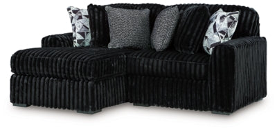 Midnight-Madness Sectional with Chaise - Sweet Furniture (Columbus, Ohio)