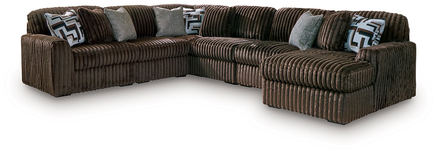 Midnight-Madness Sectional with Chaise - Sweet Furniture (Columbus, Ohio)