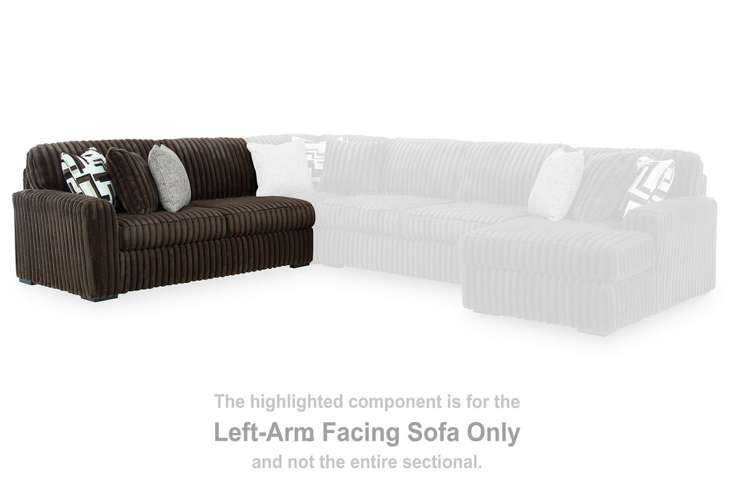 Midnight-Madness Sectional with Chaise - Sweet Furniture (Columbus, Ohio)