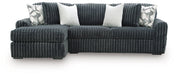 Midnight-Madness Sectional Sofa with Chaise - Sweet Furniture (Columbus, Ohio)