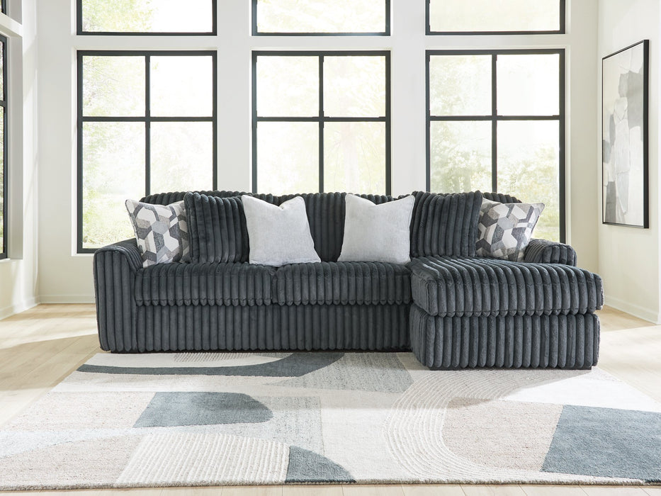 Midnight-Madness Sectional Sofa with Chaise - Sweet Furniture (Columbus, Ohio)