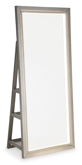 Evesen Floor Standing Mirror with Storage - Sweet Furniture (Columbus, Ohio)