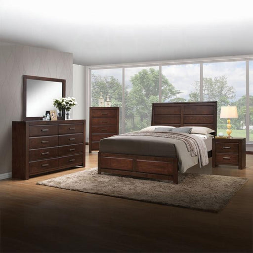 Oberreit Walnut Queen Bed - Sweet Furniture (Columbus, Ohio)