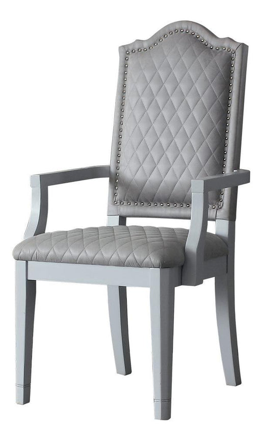 Acme Furniture House Marchese Arm Chair in Pearl Gray (Set of 2) 68863 image