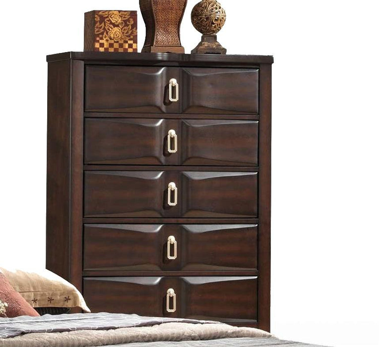 Acme Lancaster 5-Drawer Chest in Espresso 24576 image