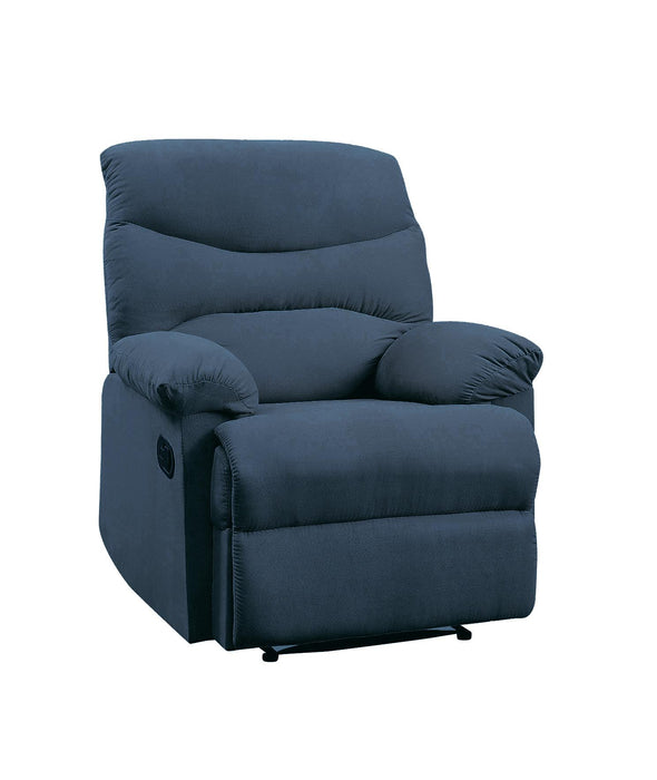 Arcadia Blue Woven Fabric Recliner (Motion) image