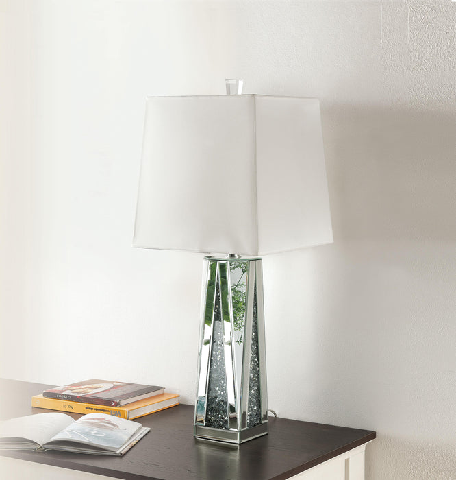 Noralie Mirrored & Faux Diamonds Table Lamp