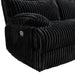 Admiral Motion Loveseat with Console in Masis Black - Sweet Furniture (Columbus, Ohio)