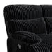 Admiral 3PC Living Room Set in Masis Black-Sofa, Loveseat & Recliner - Sweet Furniture (Columbus, Ohio)