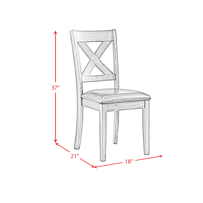 Alex 3PC Dining Set with Drop Leaf Table in Espresso - Sweet Furniture (Columbus, Ohio)