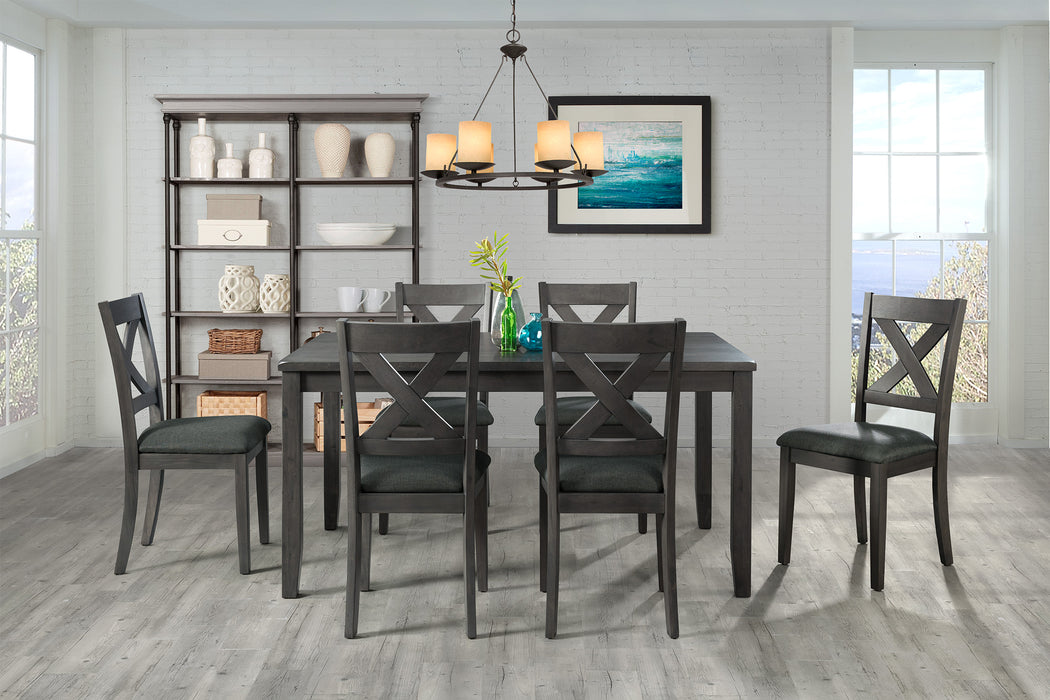 Alex Dining Side Chair Grey (2 PER PACK) - Sweet Furniture (Columbus, Ohio)